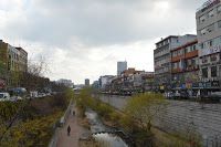 【観光】食後の散歩♪広蔵市場から東大門まで清渓川沿いを歩きました 
