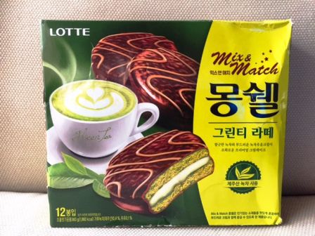 韓国で流行ってる抹茶のお菓子