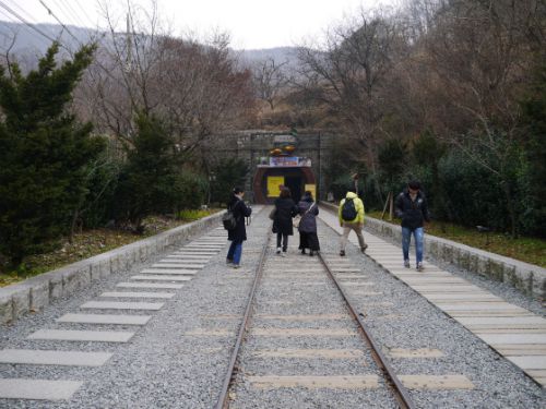 【韓方ツアー】旧日本軍が満州に進出する際に掘った旧京釜線のトンネルが清道ワイントンネルとして姿を変えました！