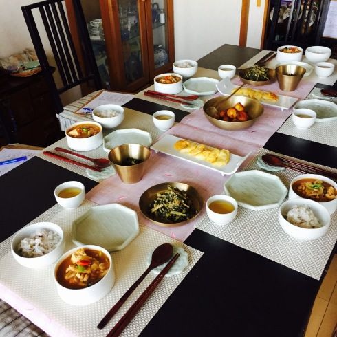 久しぶりの韓国料理教室へ♪「韓国料理の会」