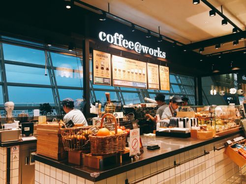 朝目覚めの美味しいコーヒーーcoffee@works @仁川空港