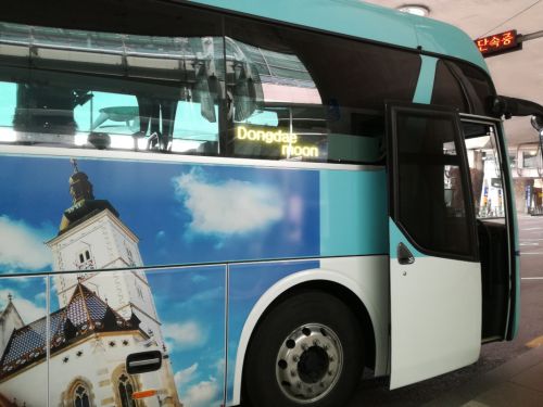 仁川国際空港からリムジンバスでソウル市内に向かう～乗った6702バス(*^^*)