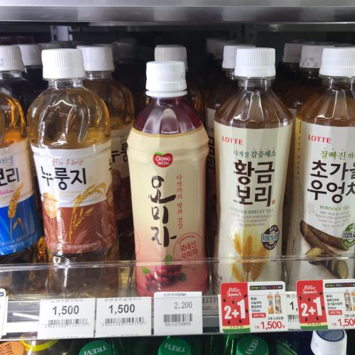 韓国コンビニのペットボトルドリンクでも韓方茶＆伝統茶が色々！選ぶの迷います‼