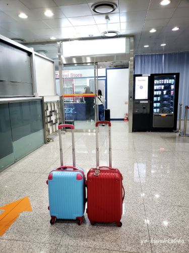 仁川空港→ホテルのスーツケース配送サービス楽チンだね！