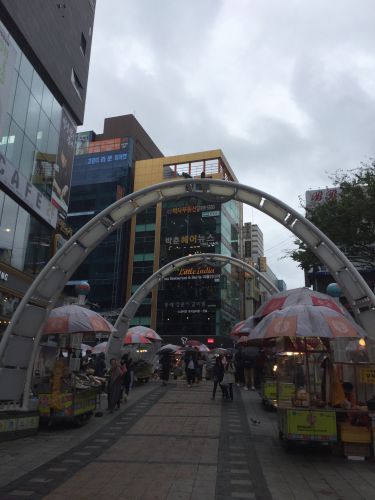 今日の釜山は雨。
