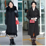 韓国旅行｜似ているようで違う感じ…【ユン・スンア – イ・ダヒ】冬の空港ファッション♪
