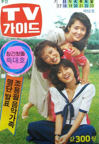 1984年3月　「韓国TVガイド誌」集計　人気タレントランキング♪