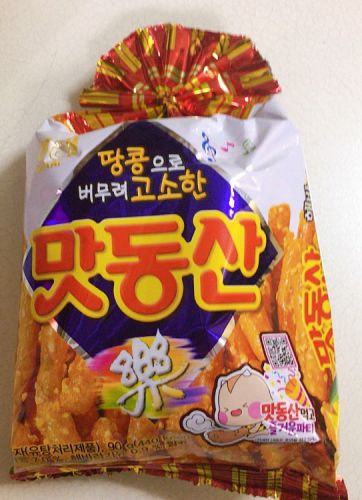 韓国お菓子【맛동산マッドンサン】はかりんとうです♥
