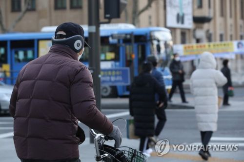 韓国に寒波が襲来…。
